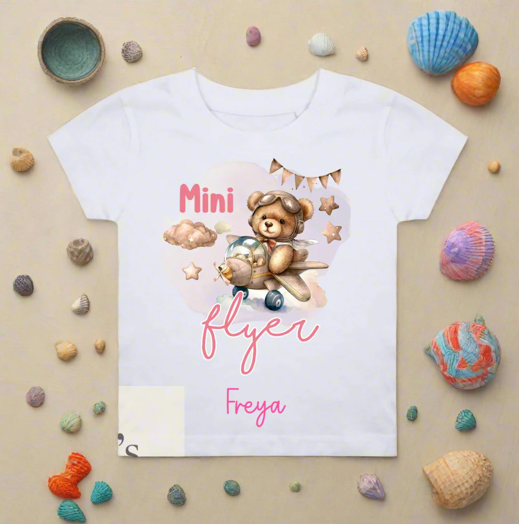 Mini Flyer T-Shirt Pink