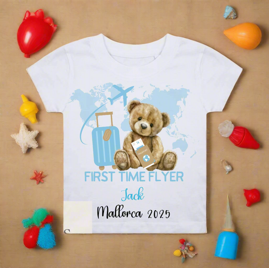 First Time Flyer T-Shirt Blue