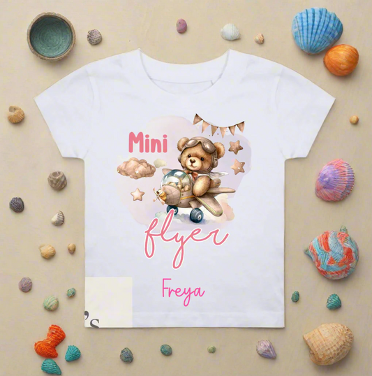 Mini Flyer T-Shirt Pink